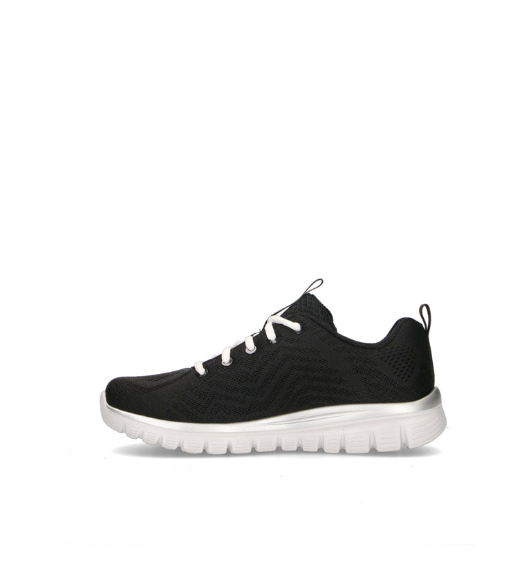 SKECHERS SPORT Sneaker donna nera