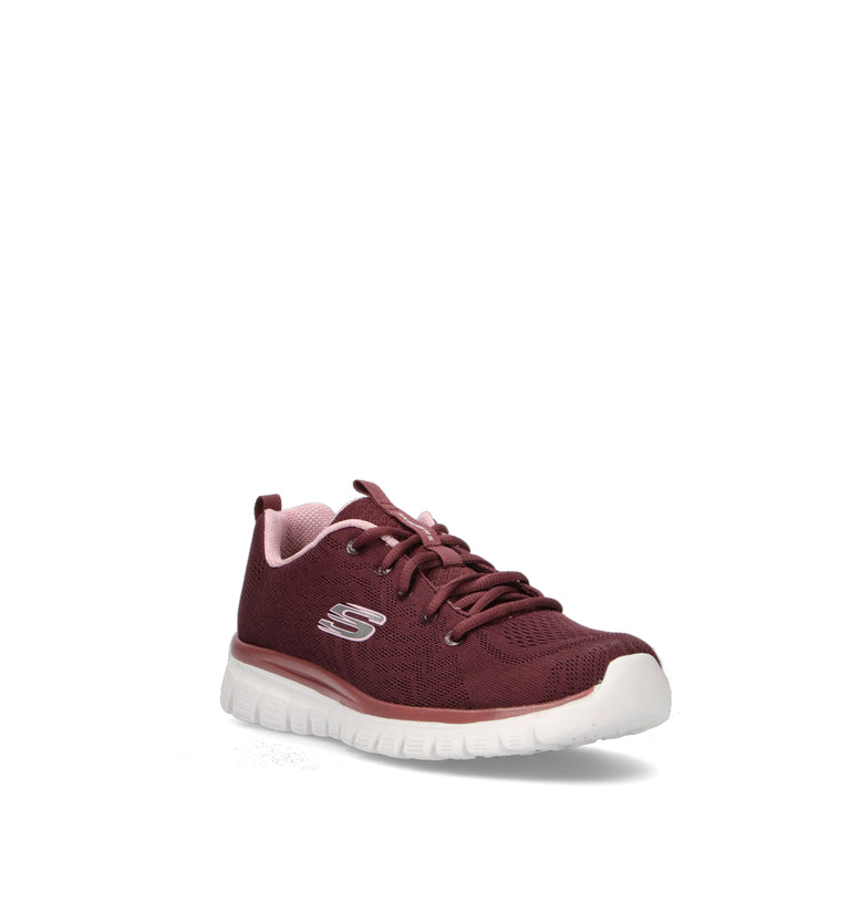 SKECHERS SPORT Sneaker donna bordeaux