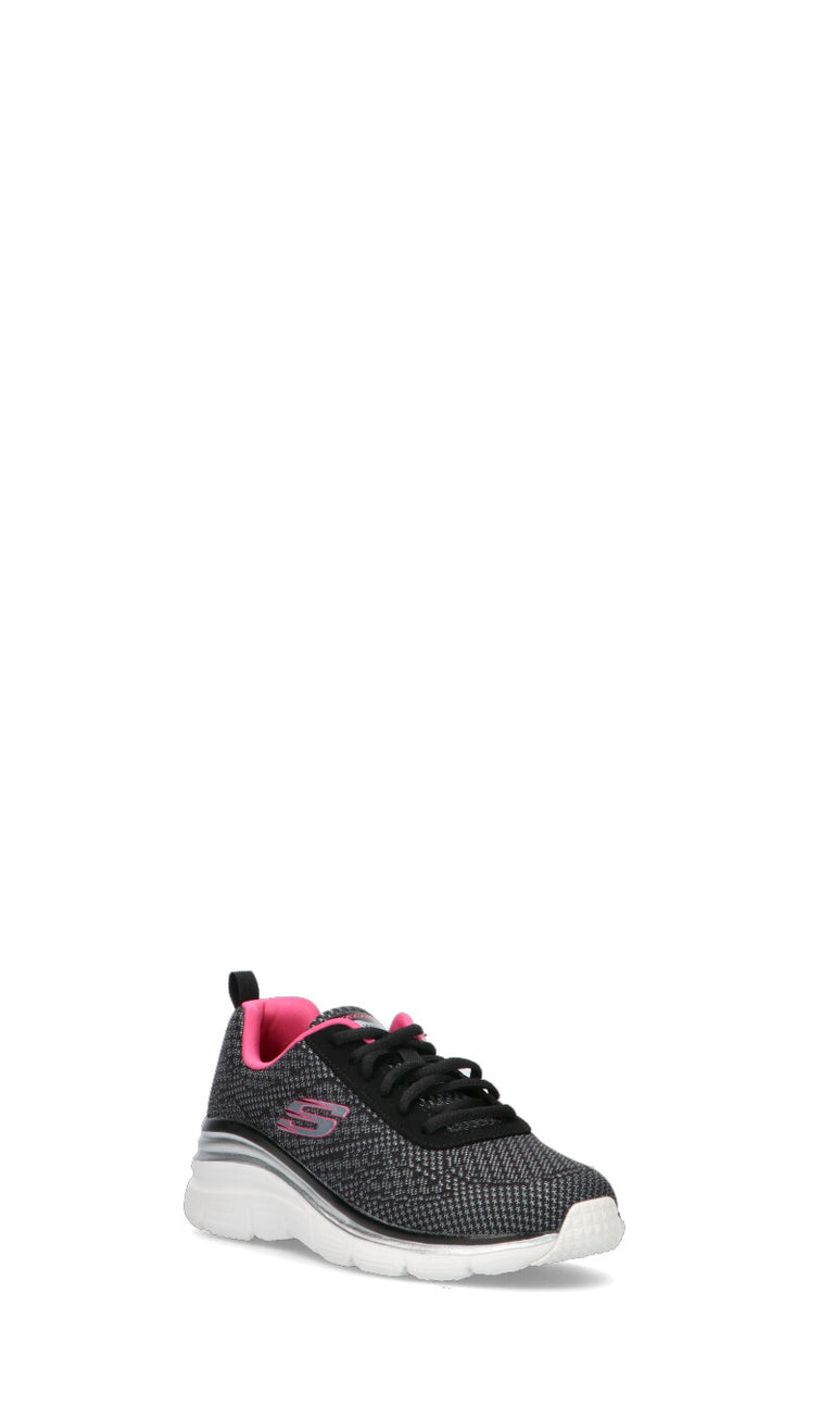 SKECHERS SPORT Sneaker donna nera/rosa