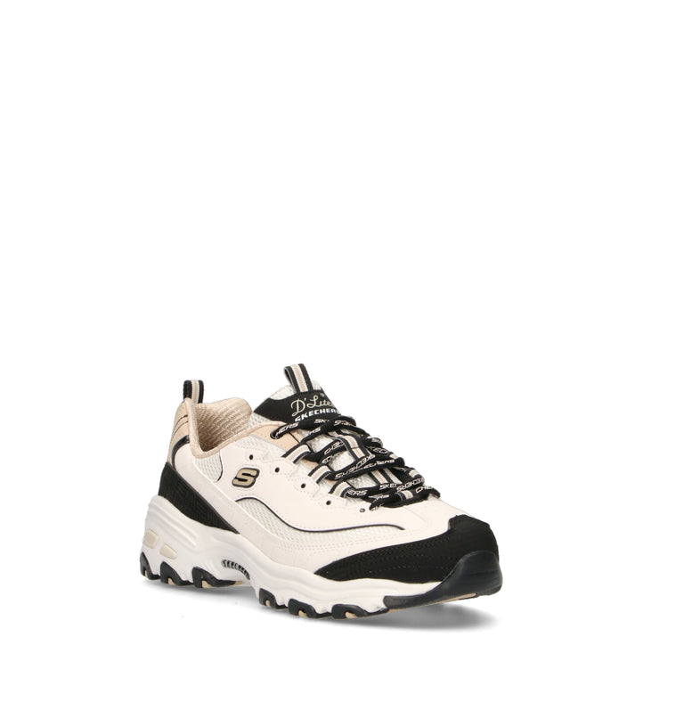 SKECHERS SPORT Sneaker donna bianca/nera
