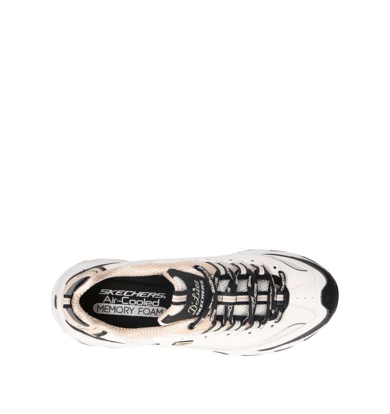 SKECHERS SPORT Sneaker donna bianca/nera