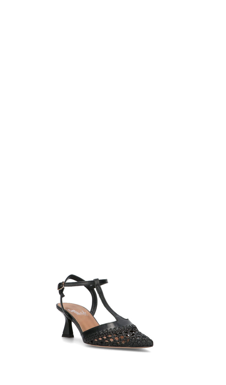 MARTINA T Slingback donna nera in pelle