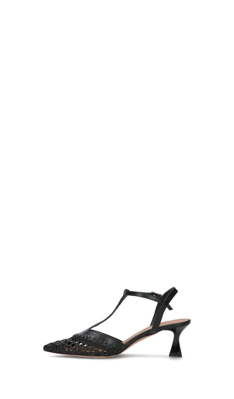 MARTINA T Slingback donna nera in pelle