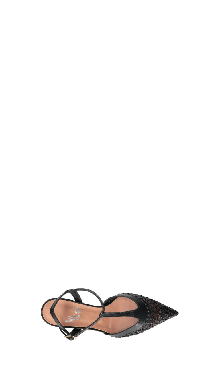 MARTINA T Slingback donna nera in pelle