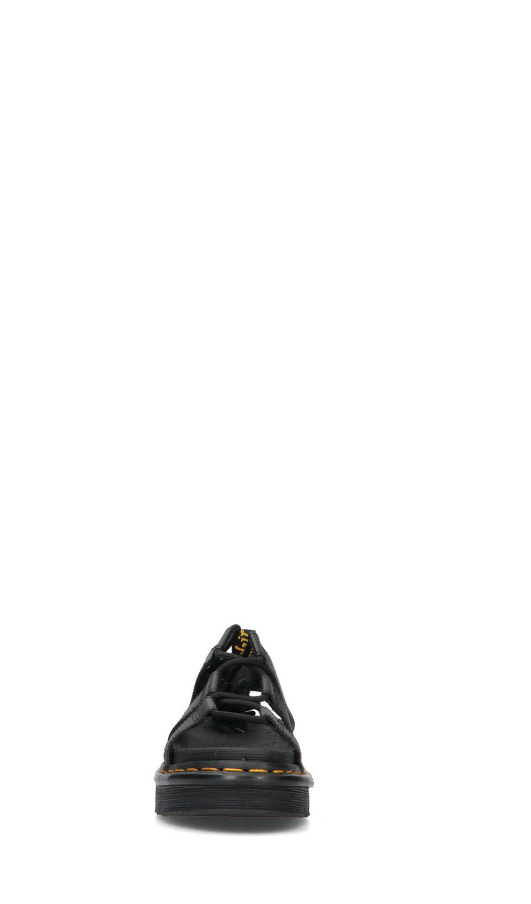 DR. MARTENS Sandalo donna nero in pelle