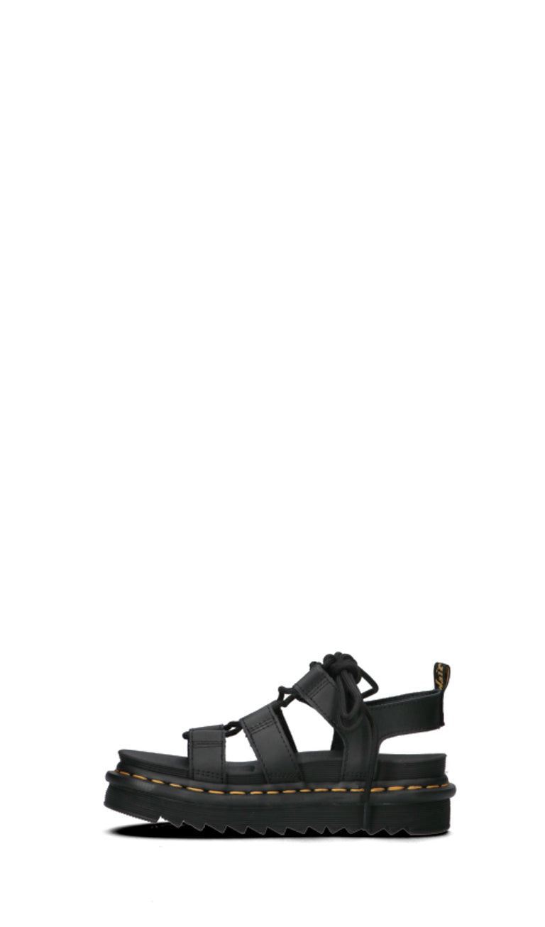 DR. MARTENS Sandalo donna nero in pelle