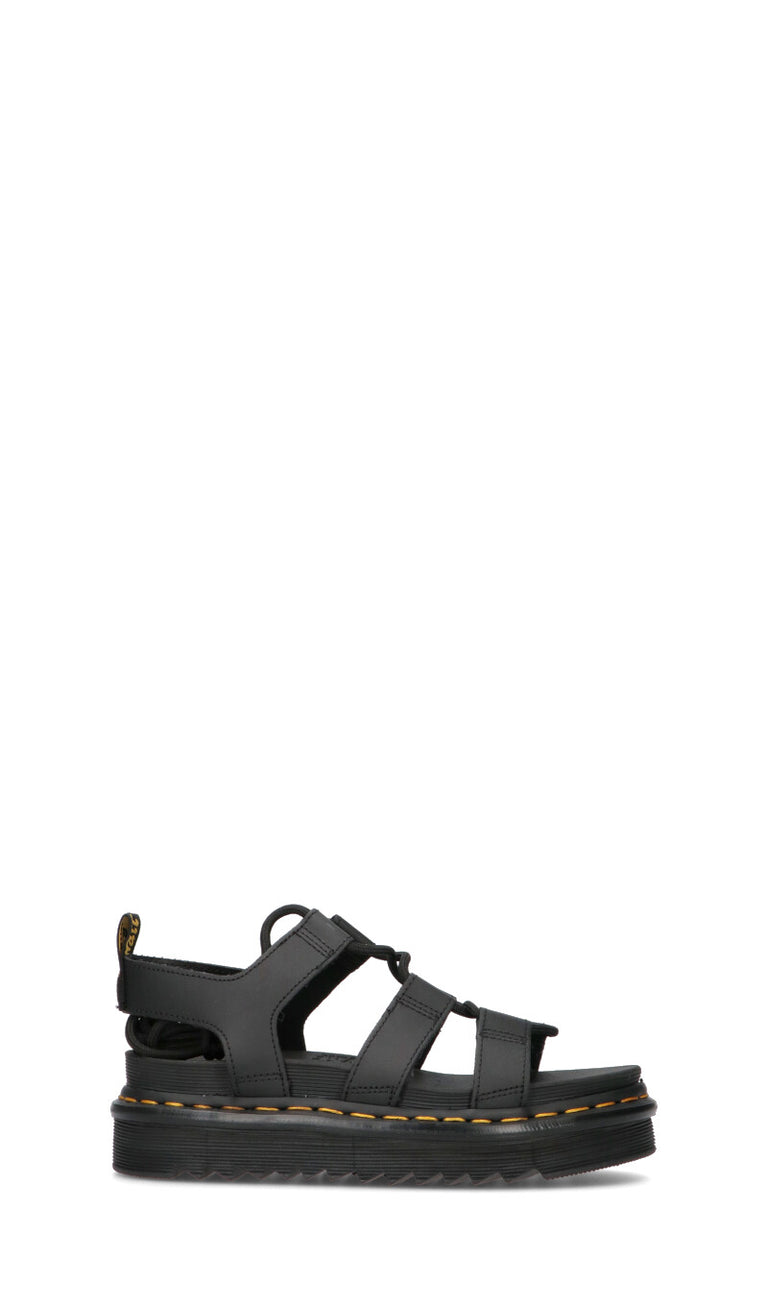 DR. MARTENS Sandalo donna nero in pelle
