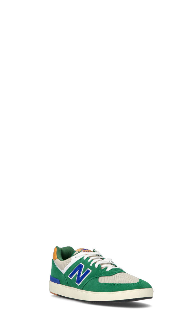 NEW BALANCE NAN Sneaker uomo verde in suede