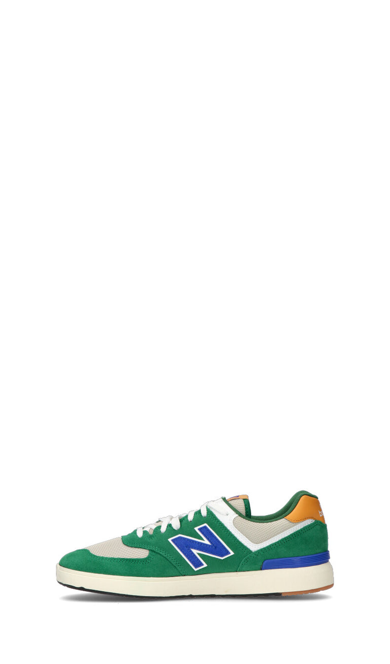 NEW BALANCE NAN Sneaker uomo verde in suede