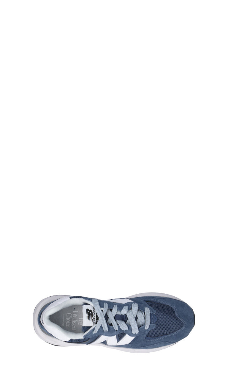 NEW BALANCE Sneaker uomo blu in suede