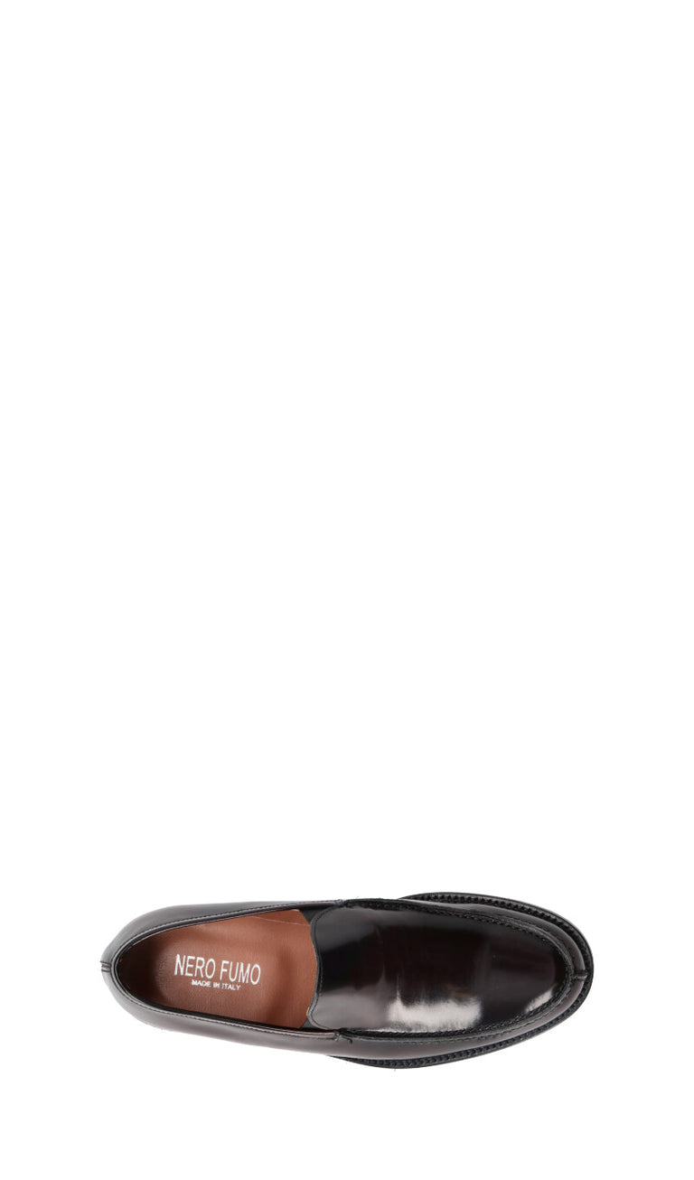 NEROFUMO Mocassino uomo bordeaux in pelle