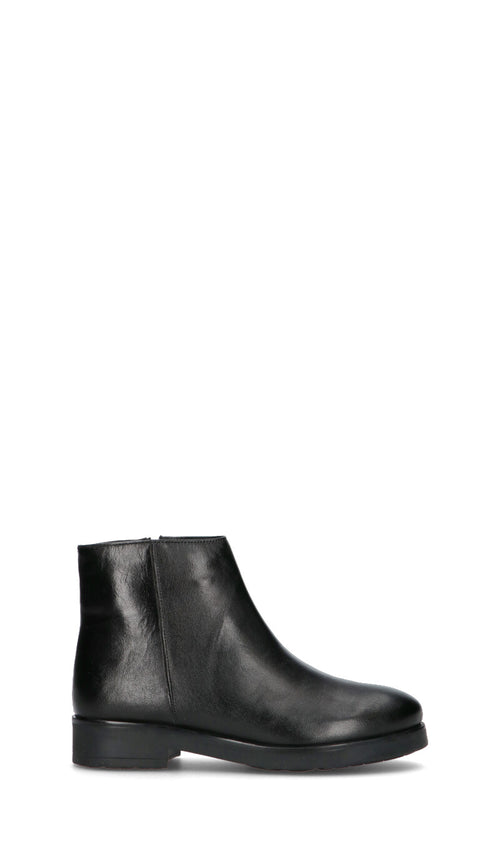 CRISTIN Tronchetto donna nero in pelle