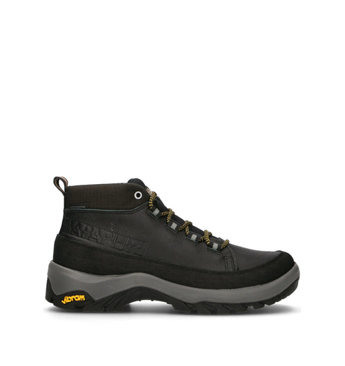 NAPAPIJIRI Polacco uomo nero in pelle