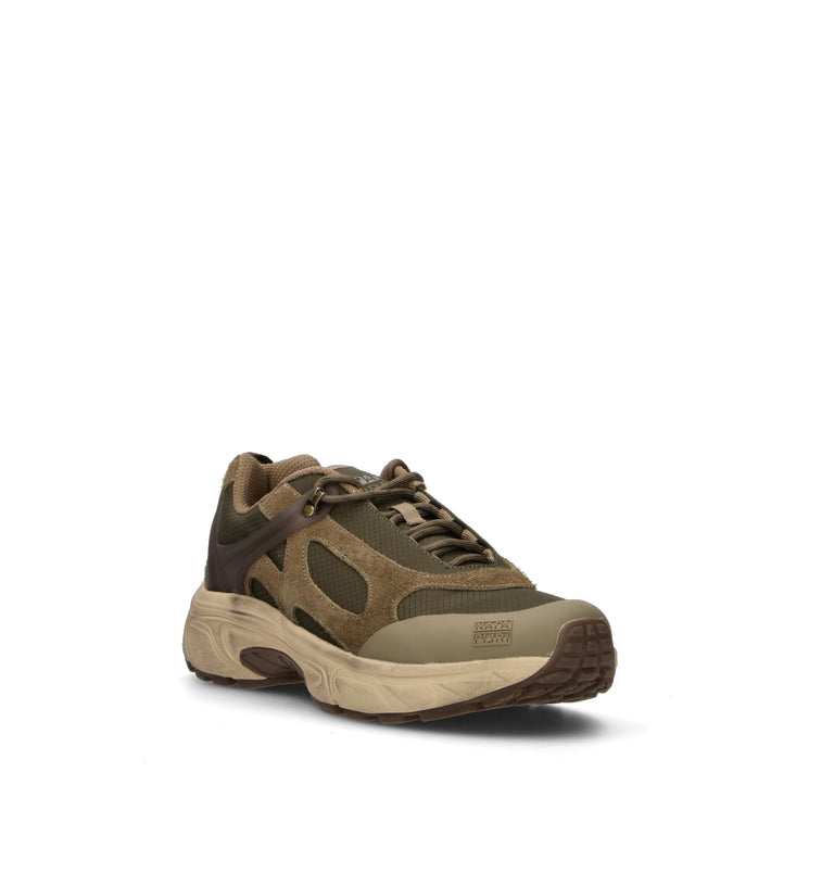 NAPAPIJIRI Sneaker uomo militare/marrone