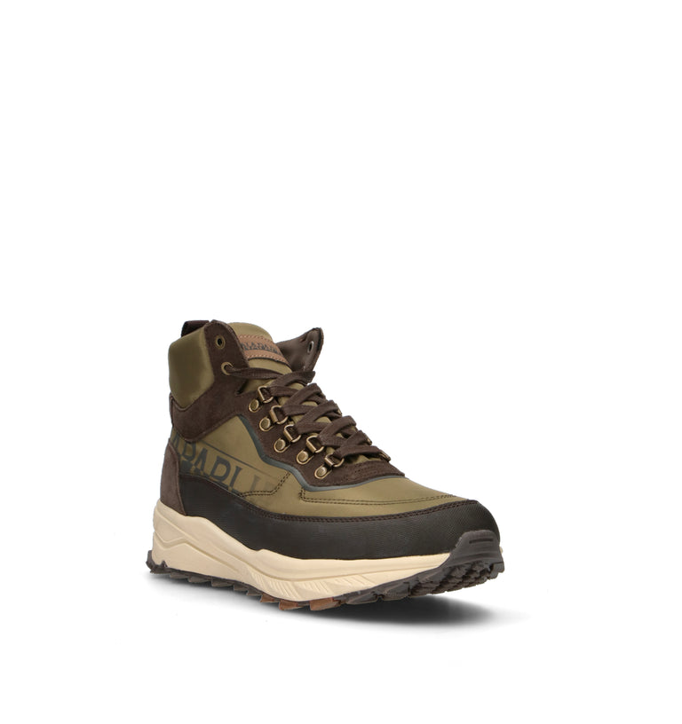NAPAPIJIRI Sneaker uomo militare/marrone
