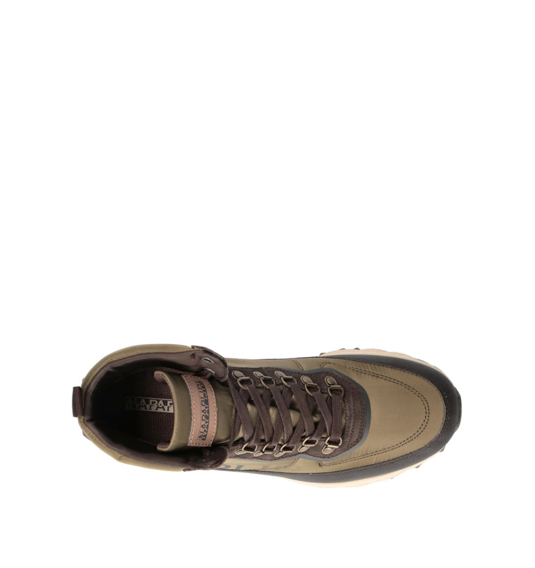 NAPAPIJIRI Sneaker uomo militare/marrone