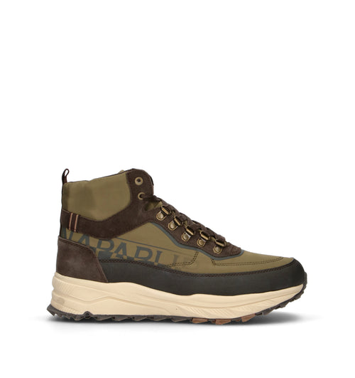 NAPAPIJIRI Sneaker uomo militare/marrone
