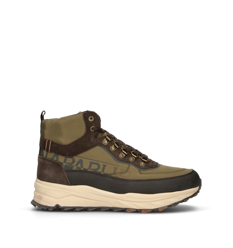 NAPAPIJIRI Sneaker uomo militare/marrone