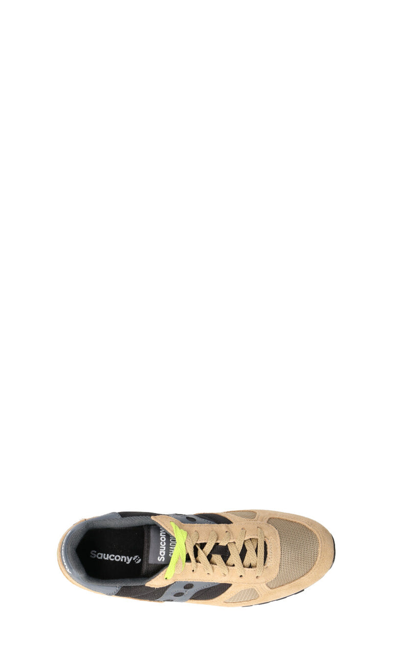 SAUCONY Sneaker uomo beige/grigia in suede