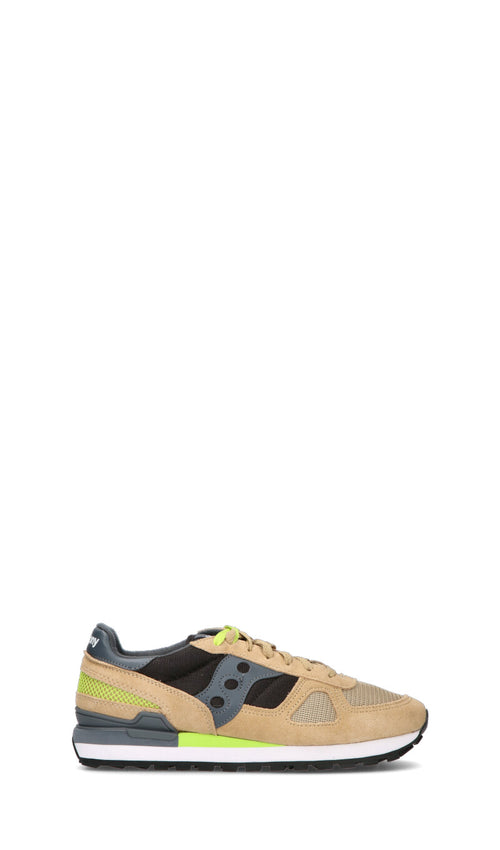 SAUCONY Sneaker uomo beige/grigia in suede