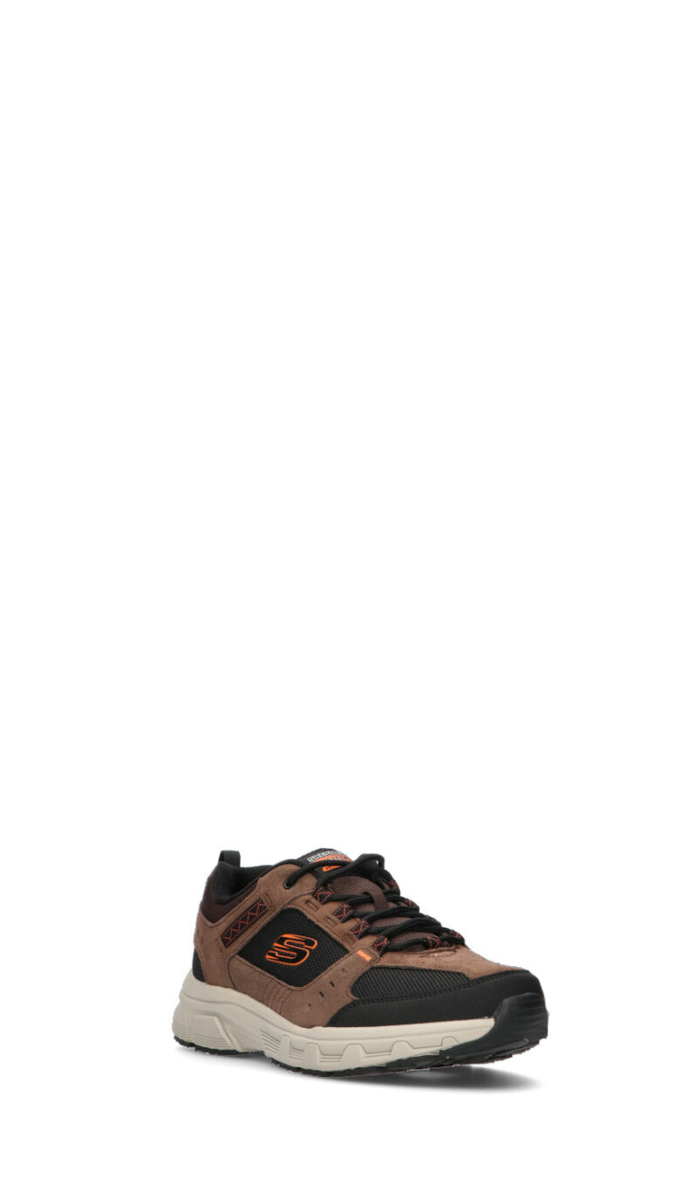 SKECHERS SPORT Sneaker uomo marrone e nera