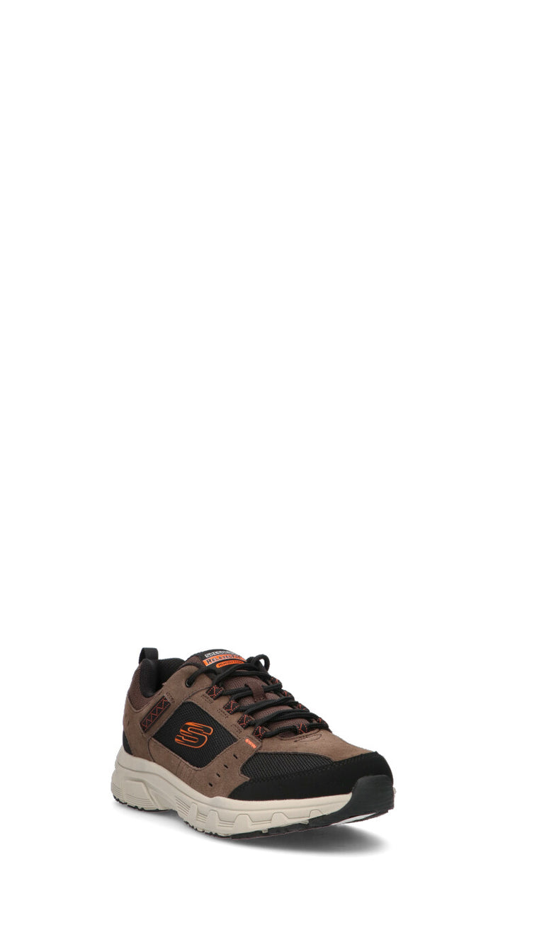 SKECHERS SPORT Sneaker uomo marrone e nera