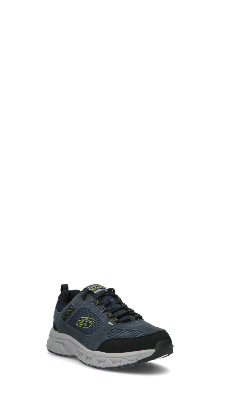 SKECHERS SPORT Sneaker uomo blu in suede