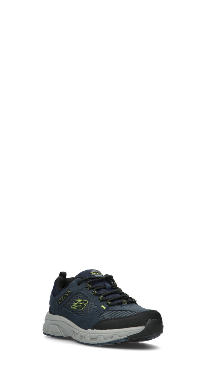 SKECHERS SPORT Sneaker uomo blu in suede