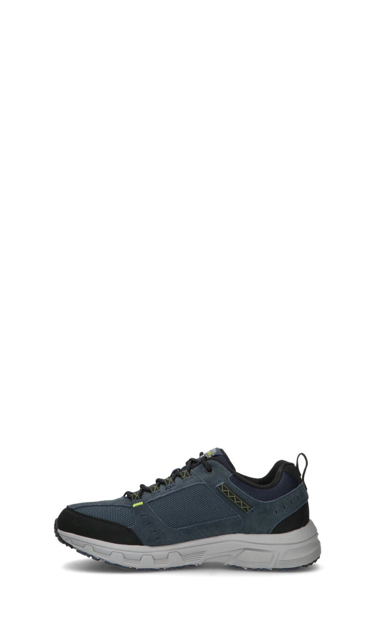SKECHERS SPORT Sneaker uomo blu in suede