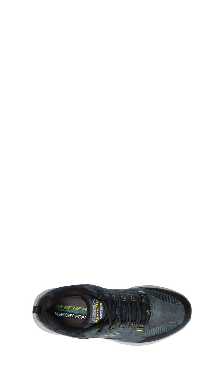 SKECHERS SPORT Sneaker uomo blu in suede