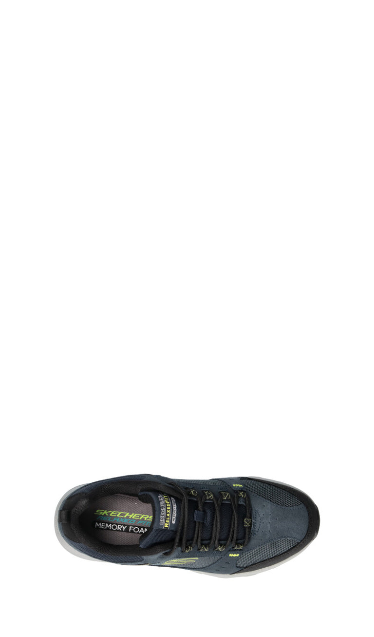 SKECHERS SPORT Sneaker uomo blu in suede