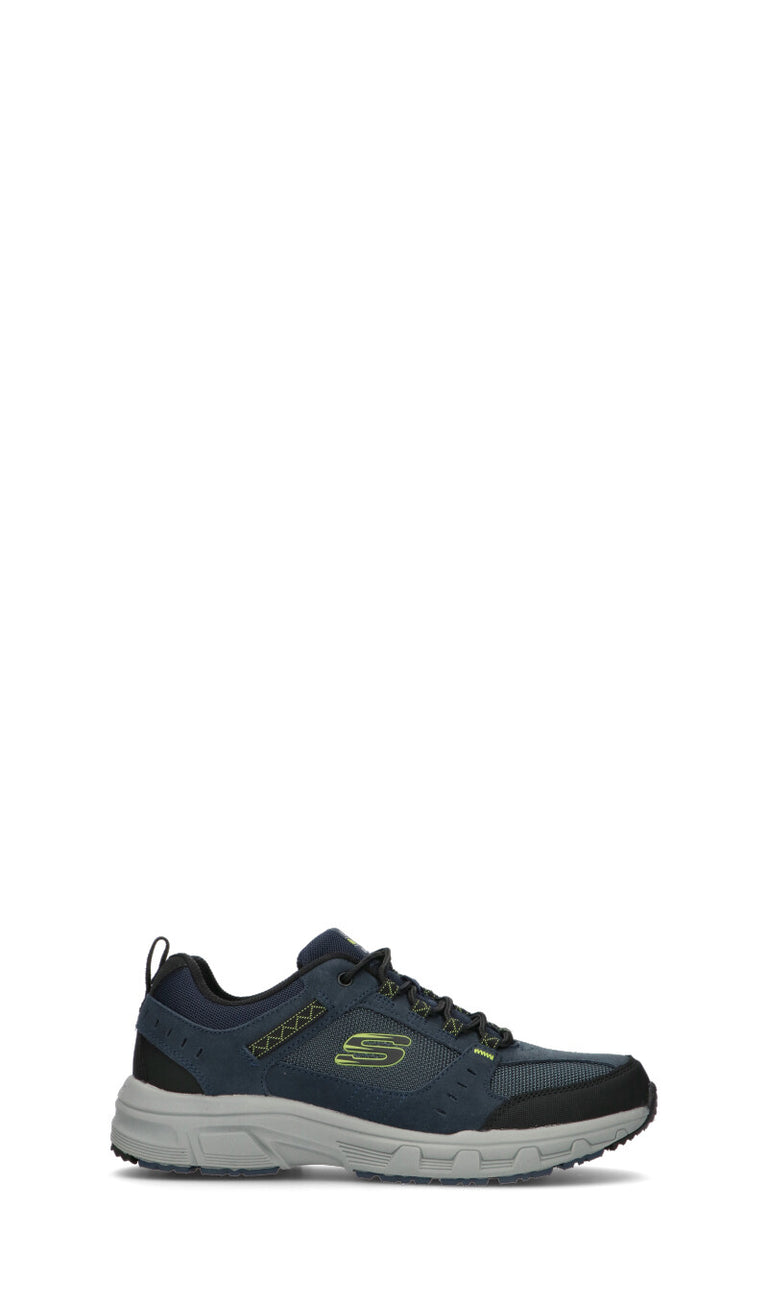SKECHERS SPORT Sneaker uomo blu in suede