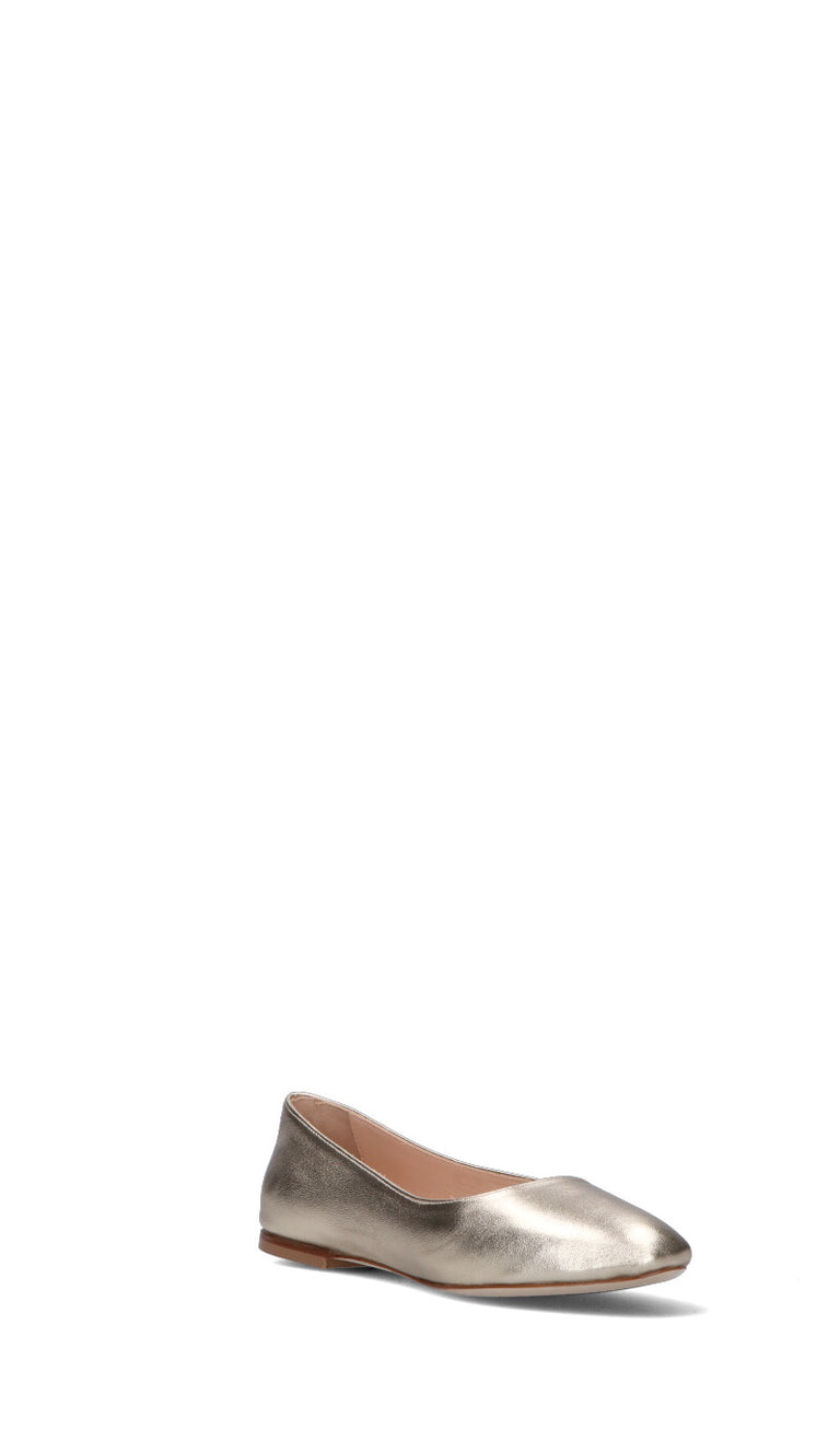 ORONERO Ballerina donna oro in pelle