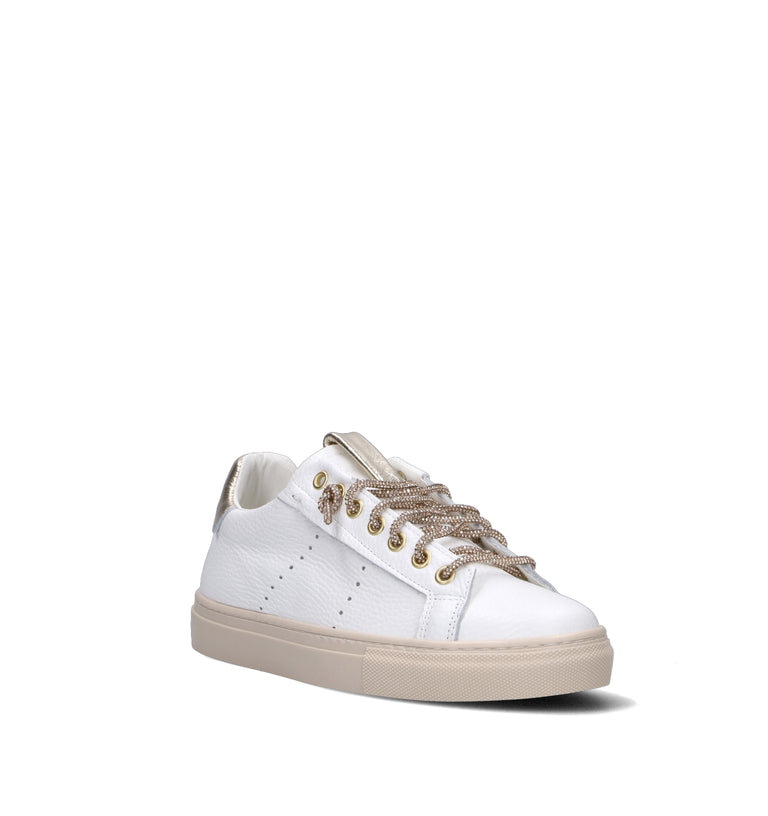 OTTANT8,6 Sneaker donna bianca/platino in pelle