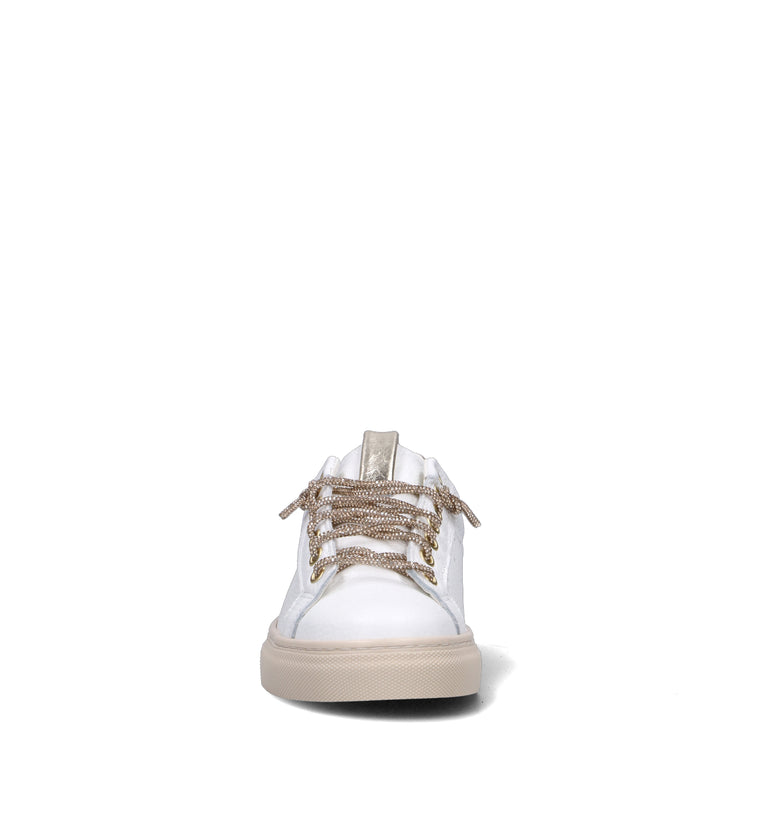 OTTANT8,6 Sneaker donna bianca/platino in pelle
