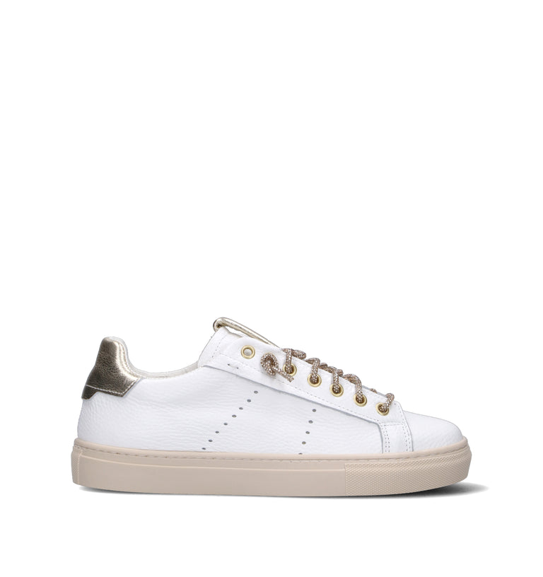 OTTANT8,6 Sneaker donna bianca/platino in pelle