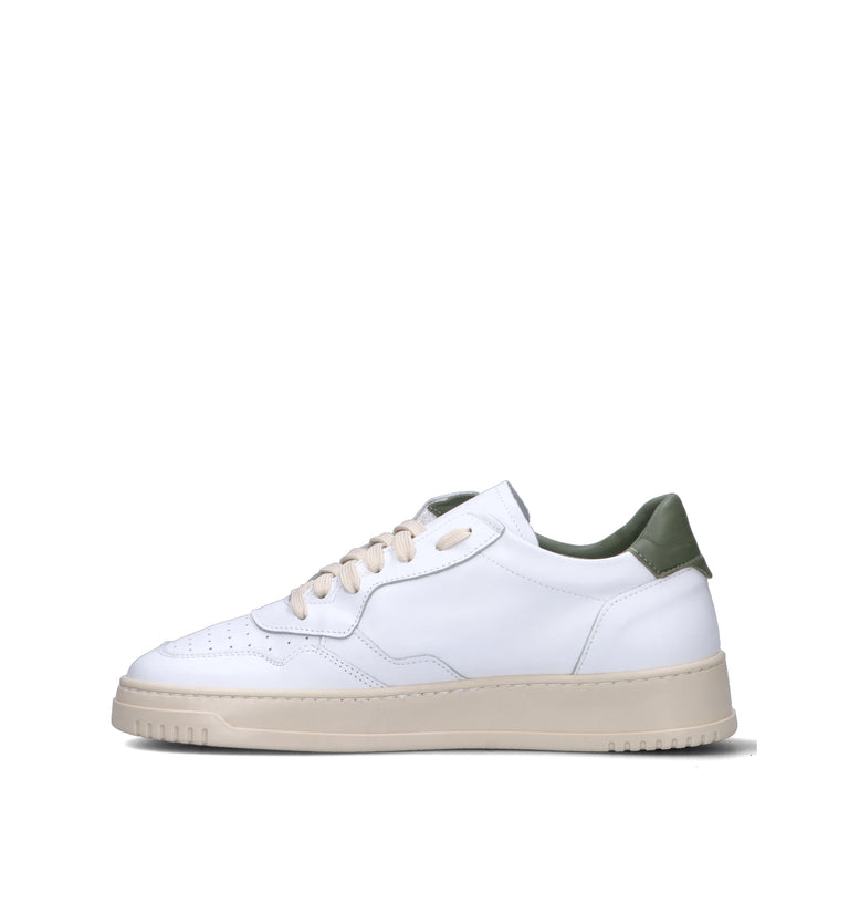OTTANT8,6 Sneaker uomo bianca/muschio in pelle