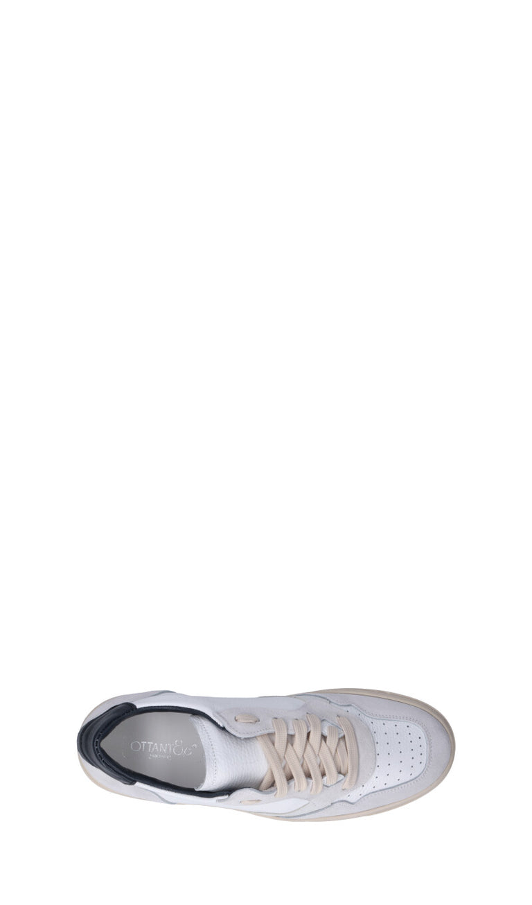 OTTANT8,6 Sneaker uomo bianca/blu in pelle