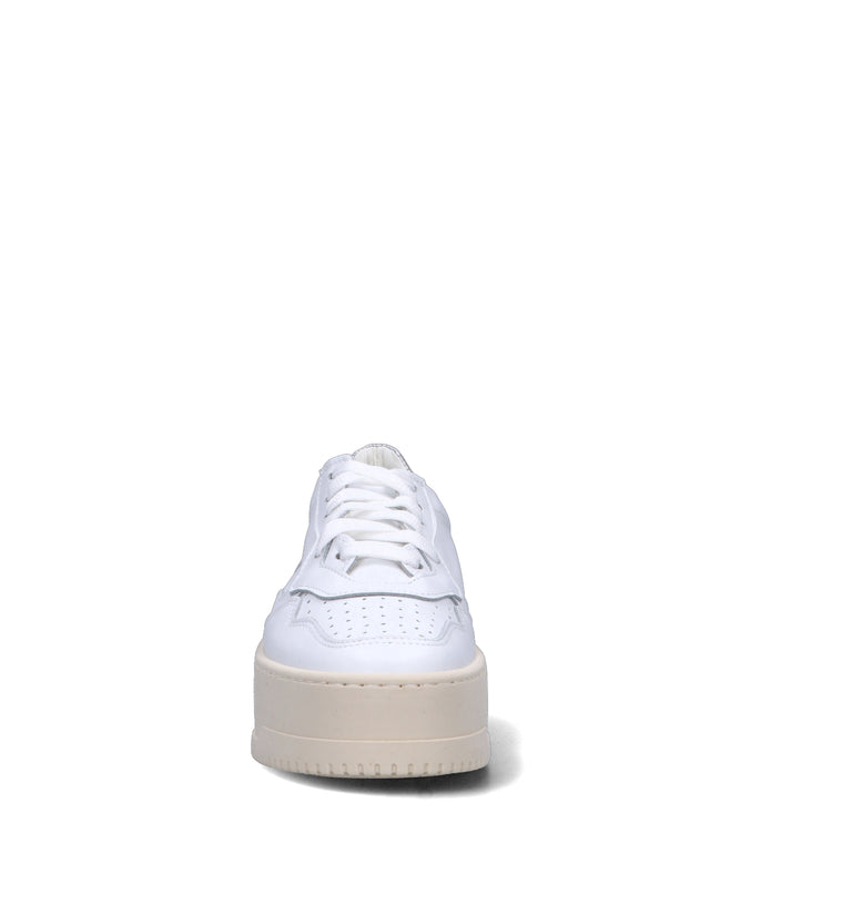 OTTANT8,6 Sneaker donna bianca/argento in pelle