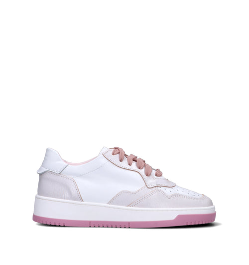 OTTANT8,6 Sneaker donna bianca/rosa in pelle