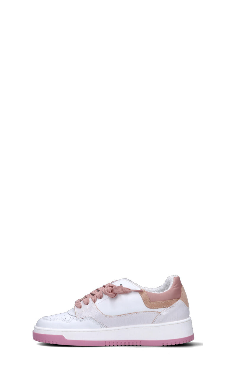 OTTANT8,6 Sneaker donna bianca/rosa in pelle