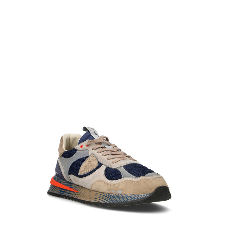 PHILIPPE MODEL Sneaker uomo beige/blu