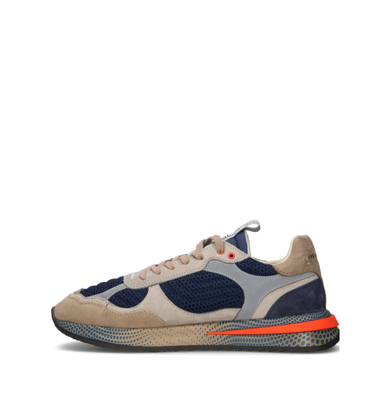 PHILIPPE MODEL Sneaker uomo beige/blu