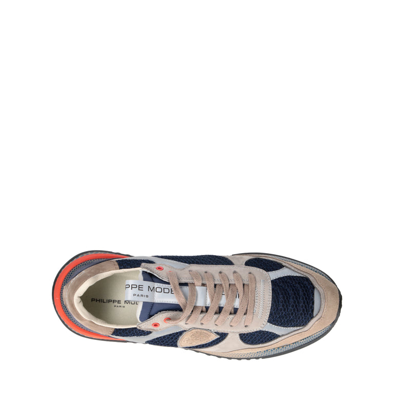 PHILIPPE MODEL Sneaker uomo beige/blu