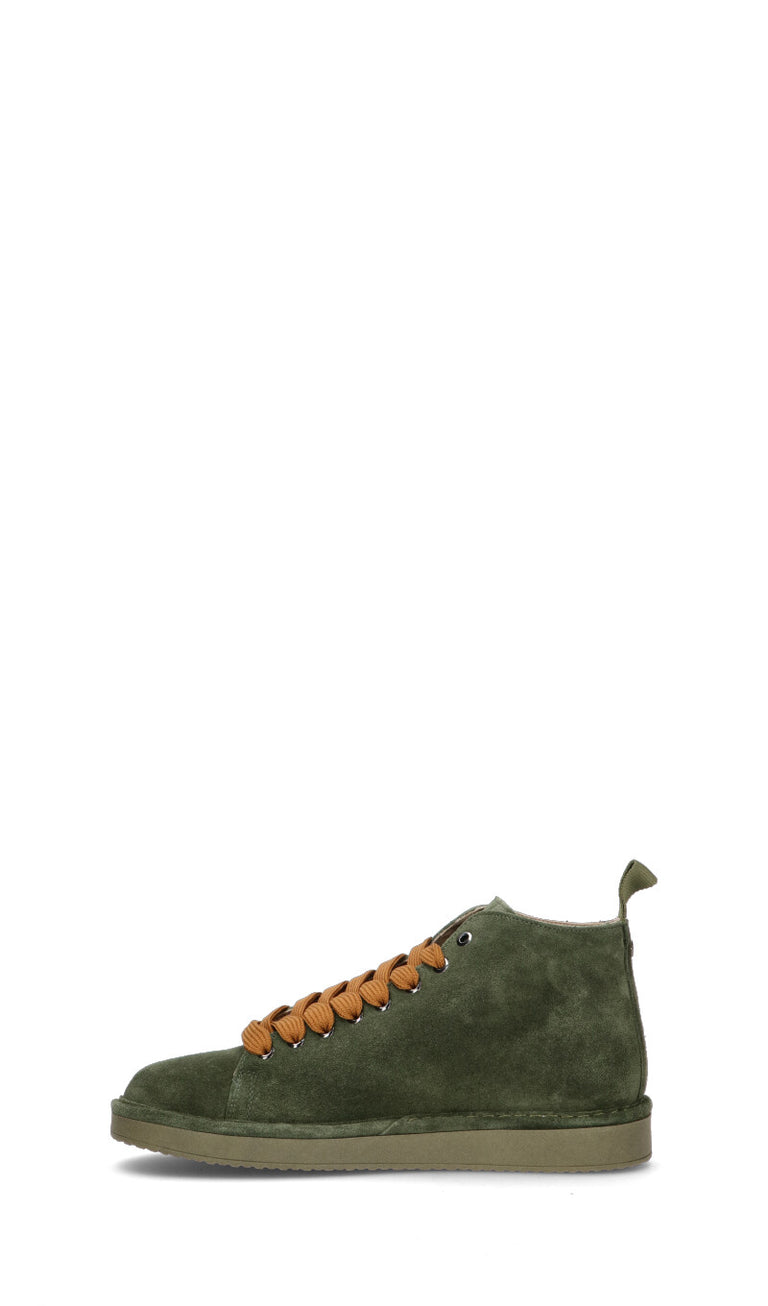 PANCHIC Sneaker uomo verde in suede