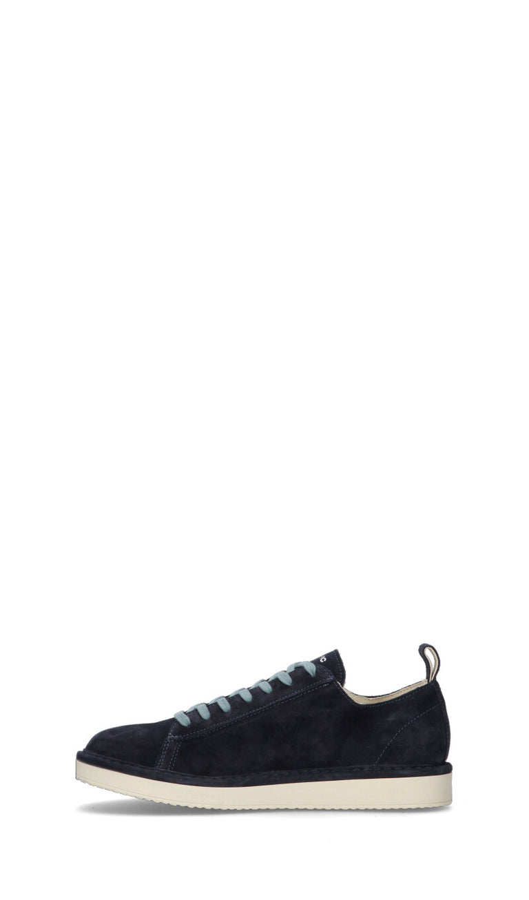 PANCHIC Sneaker uomo blu in suede