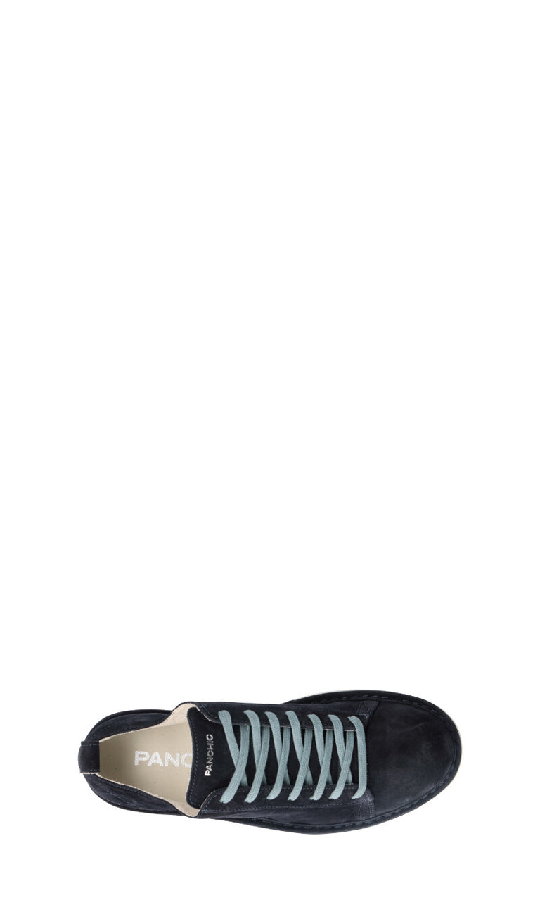 PANCHIC Sneaker uomo blu in suede