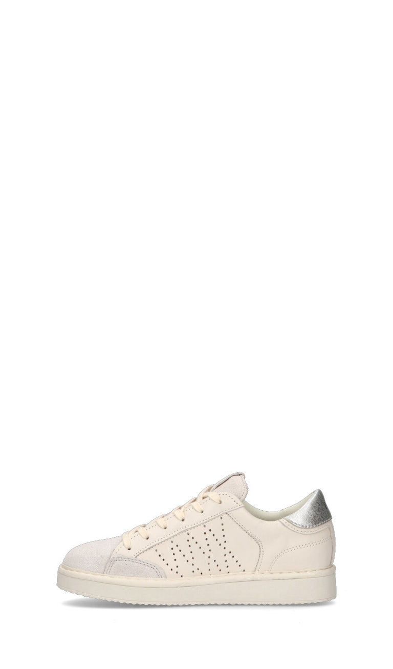 PANCHIC Sneaker donna bianca/argento in pelle