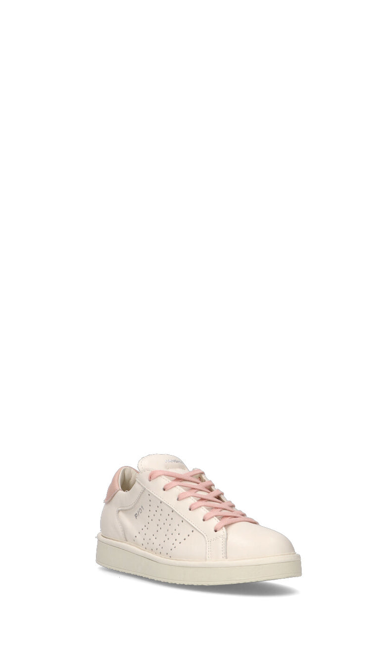PANCHIC Sneaker donna bianca/rosa in pelle