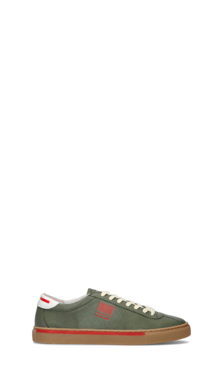 PRO 01 JECT Sneaker uomo verde/rossa in pelle